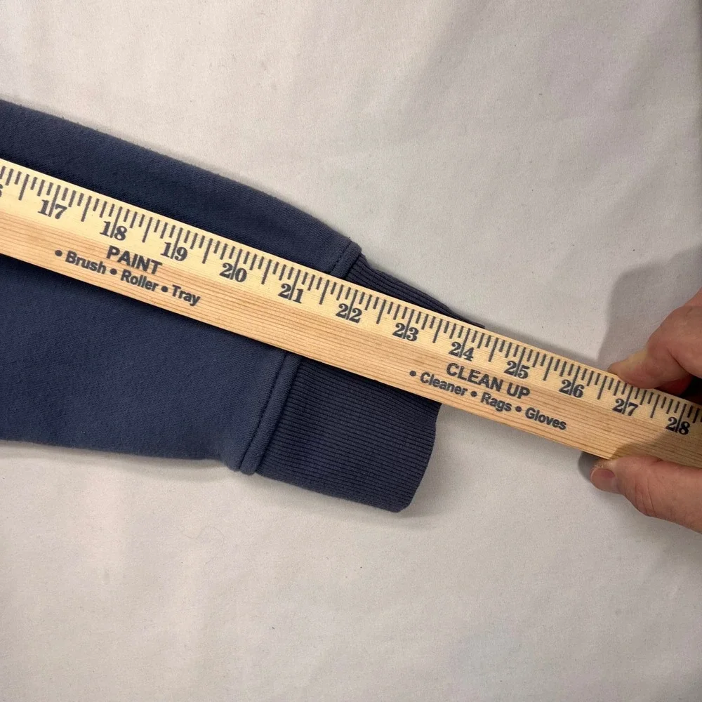 Hurley Mens Full Zip Hoodie Slate Blue Rainbow Graphic Sweatshirt Large‎ - Picture 5 of 7